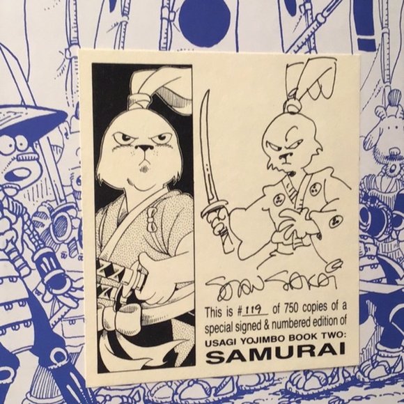 Signed Usagi Yojimbo Book Two Graphic Novel - Picture 3 of 6
